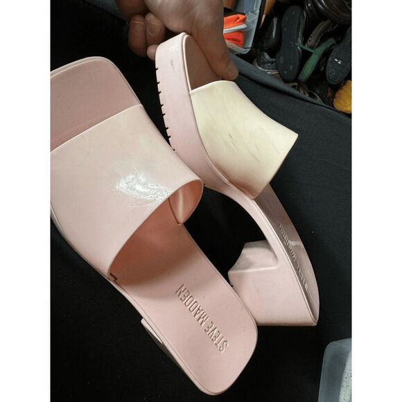 Steve Madden Women's‎ Chunky Platform Sandals Pink Size 7 M Y2K Barbie - Picture 3 of 9